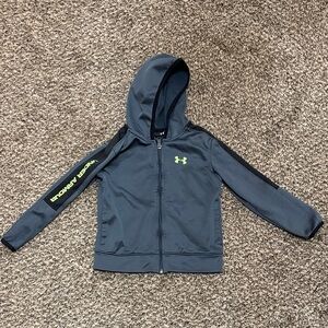 Under Armour Black and Yellow Fleece Jacket